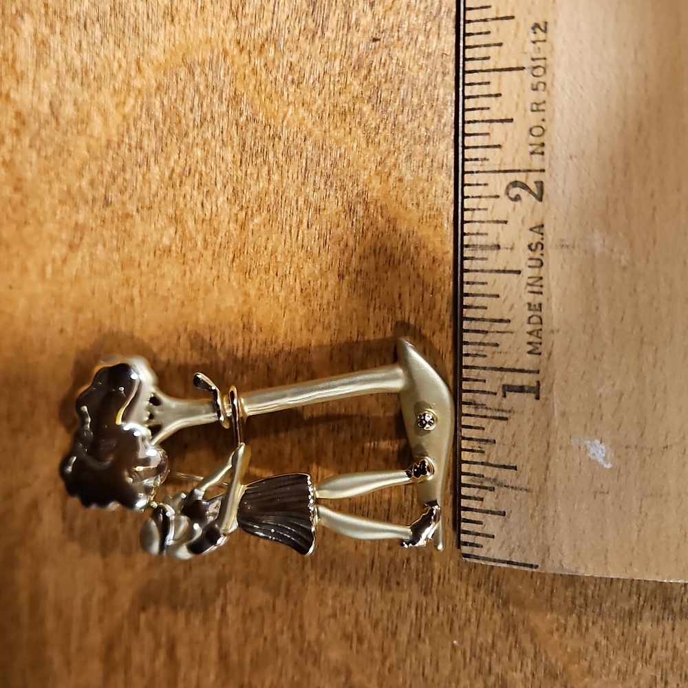 Golf Brooch - Picture 4 of 4